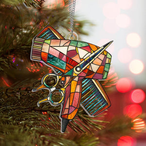 Hair Salon Decor, ACRYLIC Suncatcher Hair Tool, Hairdresser Gifts, Crystal Hair Tools, Hair salon gift ideas, Hair Salon Accessories