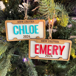 New Driver Christmas Ornament, Christmas Ornament, Customizable Christmas Ornament, Personalized Christmas Ornament, Teen gifts