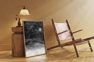 Custom Star Map, Night Sky Print, Sky Map, Wedding Gift, Constellation Map, First Anniversary Gift, Personalized Star Map, Print Only