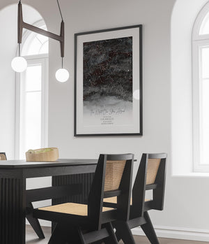 Custom Star Map, Night Sky Print, Sky Map, Wedding Gift, Constellation Map, First Anniversary Gift, Personalized Star Map, Print Only