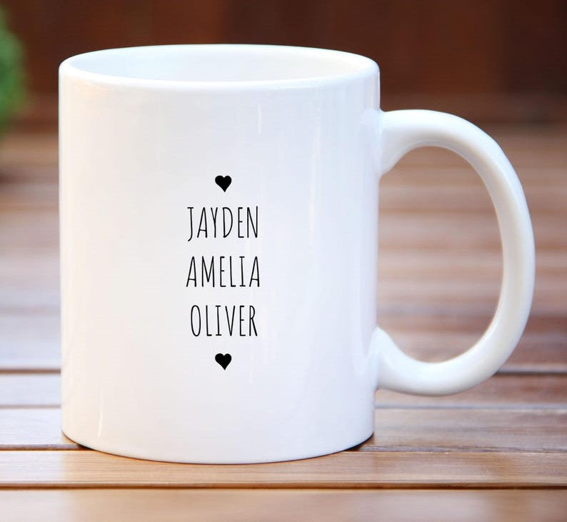 Custom Mimi Coffee Mug with Kids Name, Mimi Gift from Kids, Mimi Christmas Gift, Customized Mimi Mug Personalized, Mimi Gift for Mothers Day