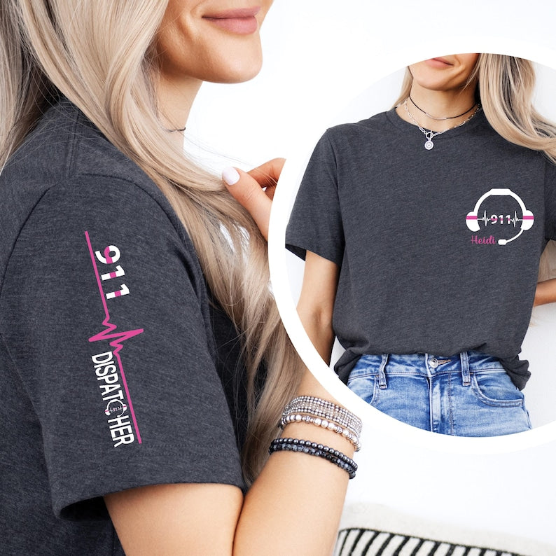 Custom Dispatcher Sweatshirt, 911 Dispatcher T-Shirt, 911 Emergency Sweater, Dispatch Nurse Shirt, Dispatch Room Shirt