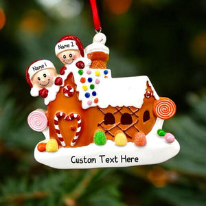 Personalised Couples Christmas Ornament - Bauble - Engaged - Married - First Christmas Together Gift - boyfriend girlfriend partner