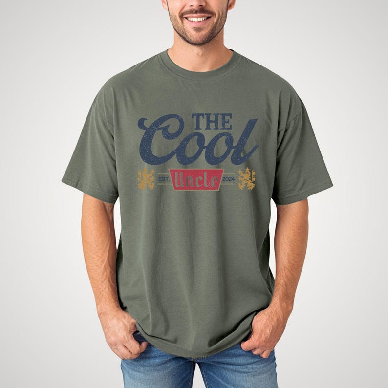 The Cool Uncle Shirt Pregnancy Announcement Shirt for Uncle The Cool Uncles Club Shirt Gift For Uncle Funny Uncle Shirt New Uncle Shirt