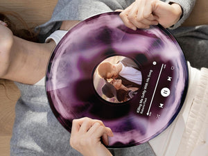 Custom Couple Vinyl Record with Photo, Personalized Song Plaque, Anniversary Decor, Music Wall Art for Home Decor, Music Disc, Wedding Gift