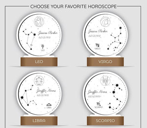 Personalized Zodiac Night Light: Custom Astrology Gift