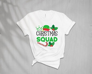 Matching Family Christmas Squad T-Shirts, Custom Christmas Tee, Family Christmas Squad Shirt for Women Men, Christmas Squad Tshirt 2025