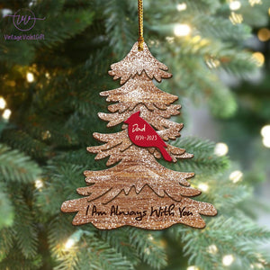 Personalized Memorial Christmas Ornament, In Loving Memory, Loss of Loved, Memorial Day Ornament, Mom Dad, Remembrance Gifts, Sympathy Gift