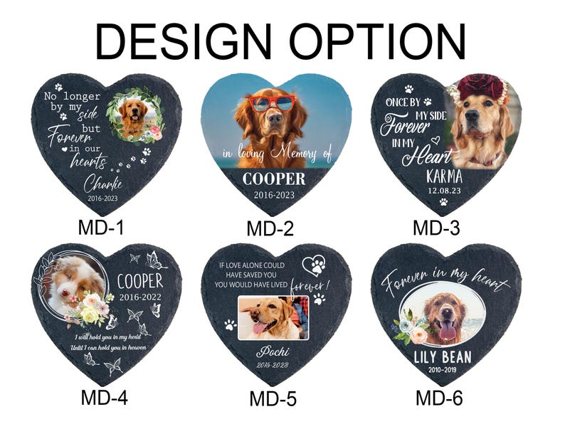 Personalized Pet Dog Memorial Stone with Photo, Pet Grave Marker,Pet Headstone Custom,Dog Memorial Stone,Garden Memorial Stone