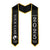 Graduation Stole, Personalized College Graduation Sash Custom Text, Stole for Graduation Classic Graduation Accessory, 3 Color Options