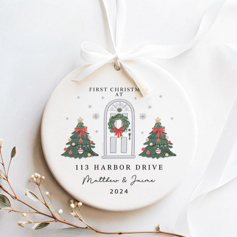 New Home Ornament Personalized - Our New Home Ornament 2025 - New House Christmas Ornament -Housewarming Gift