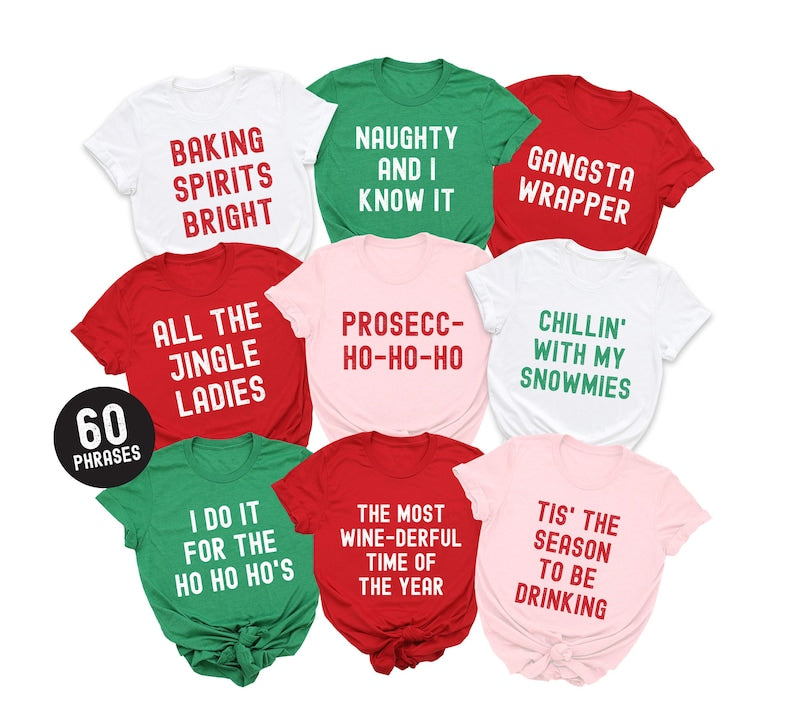 Funny Family Christmas Shirts, Christmas Shirt, Funny Christmas Party, Matching Christmas T-Shirts for Family, Christmas Group Shirts, Kids