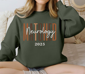 Match Day Sweatshirt, Custom Match Day 2025 Residency Shirt Gift for Medical School Students, Future Men Women Doctors, Residency Match Gift