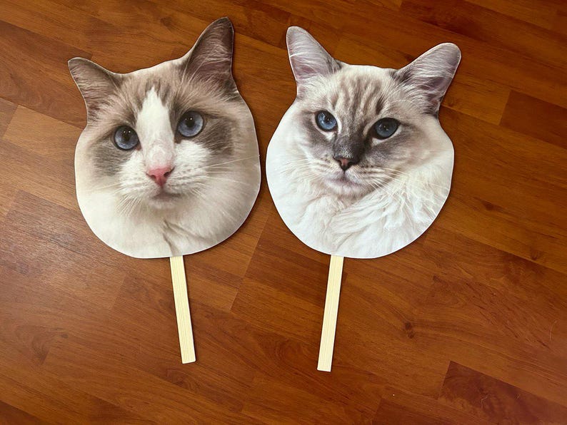 Big Head on Stick, Pet Face on Stick, Dog Big Heads, Cat Big Heads, Gift for Dog Mom, Gift for Pet Owners, Wedding Props, Photo booth Prop