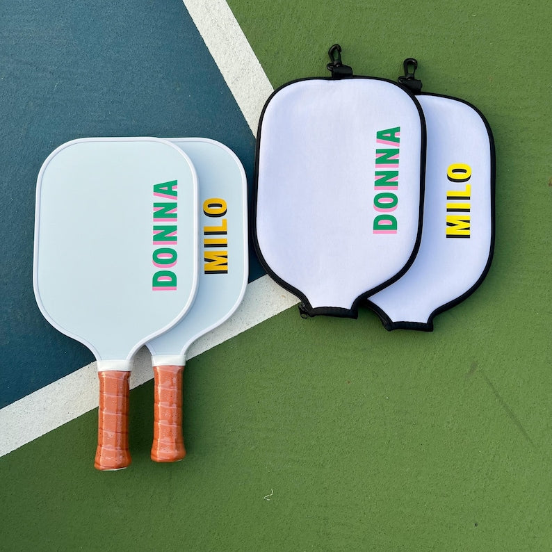 Custom Pickleball Paddle Birthday Pickleball Gift for Him Her Couples Team Gift Carbon Fiber Personalized Sports Gift Coach Player Present