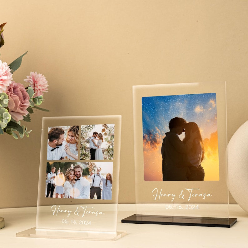 Custom Photo Sign,Couples Photo Plaque,Photo Block,Photo Gifts for Girlfriend,Photo Plaque Sign,Valentine's Day Gifts,Anniversary Gifts