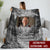 You Never Walk Alone Hugs From Heaven Blanket, Custom Photo Loss Of Loved Ones Gift, Personalized Photo Memorial Blanket
