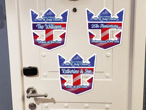July 4th Cruise Door Magnets Royal Caribbean | Personalized 4th of July Royal Caribbean Cruise Door Cruise Magnets | Cruise Door Magnet Sign