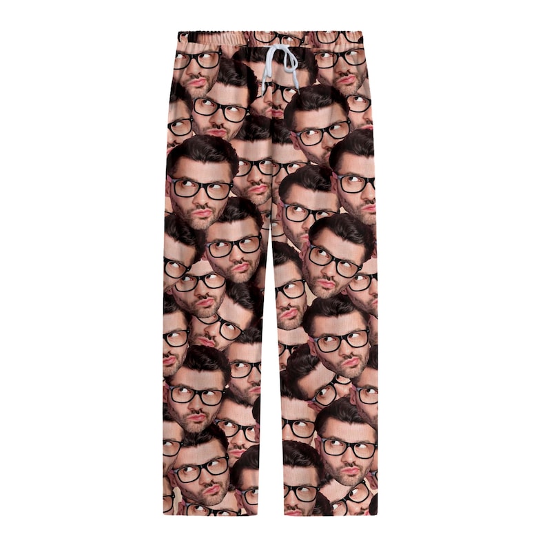 Personalized Pajamas Pants For Men Women, Custom Pajamas With Photo Dog Cat Photo, Customized Pjs Bottoms Gift For Couple, Valentines Gifts