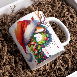 Christmas Mug Designs: Alpha Doodle A-Z Letters, Christmas Gift, Gift For Kid, Son, Daughter, Mom, Dad, Grandma, Grandpa