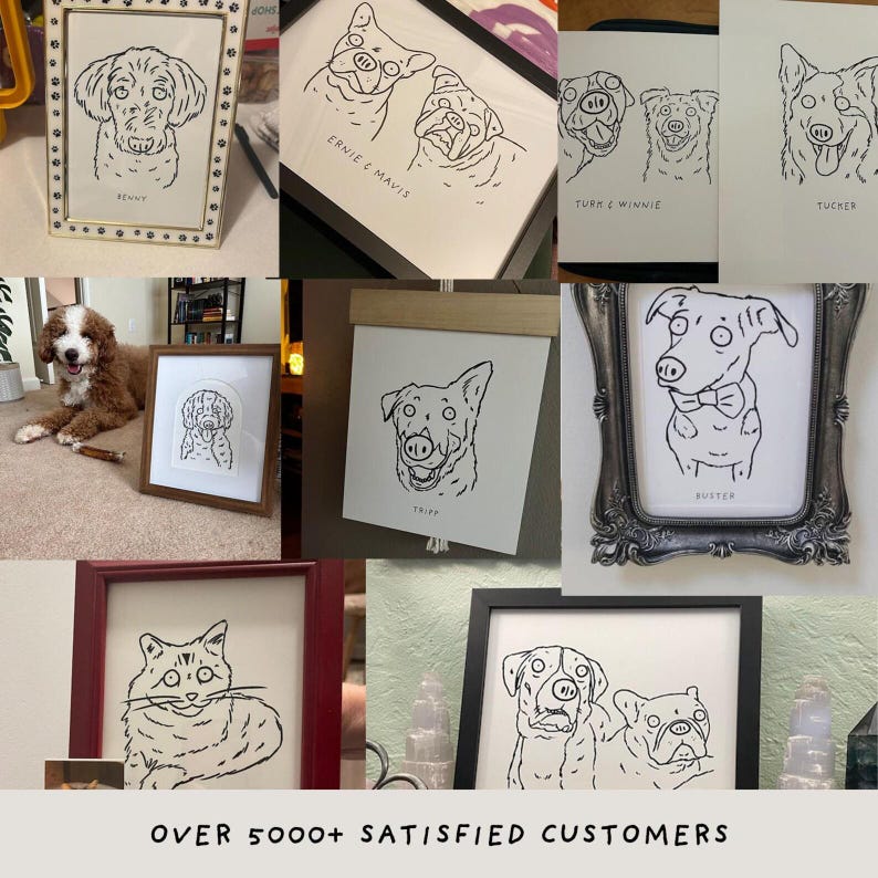 Custom Ugly Dog Portrait Dog Art Custom Pet Portrait Pet Parent Gift Pet Portrait Custom Art Custom Dog Pet Memorial Gift Pet Art