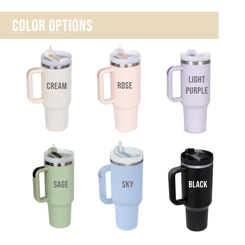 Personalized Tumbler with handle and straw, Bachelorette Party Cups, Bridesmaid Tumblers, Bridal Party Proposal Gift