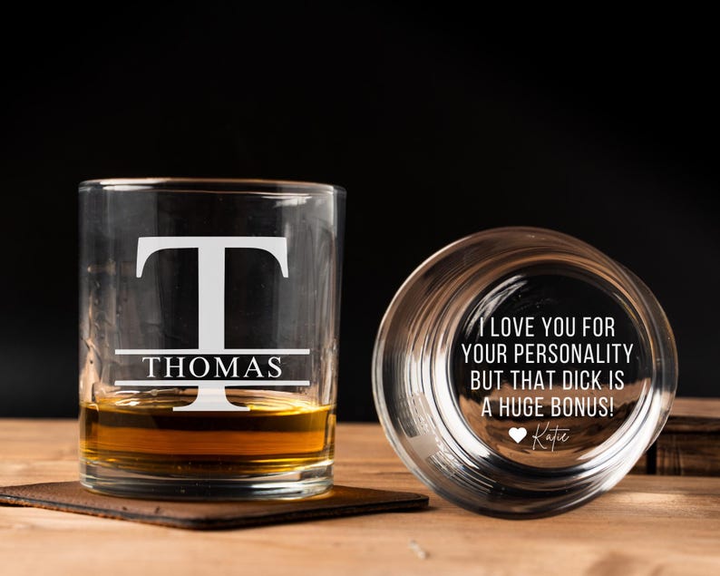 Whiskey Glass Boyfriend Gift for Him, Funny Christmas Gift for Him, Anniversary Gifts for Him, Gifts for Husband, Valentines Day Gift, Funny Gifts for Him