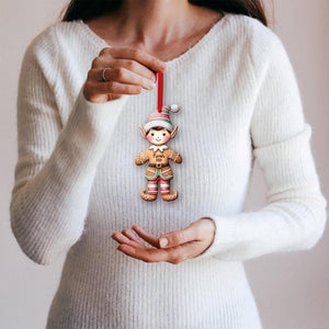 Personalized Elf Girl | Christmas Ornament, Christmas Ornament with custom name for girl for boy , Christmas 2025 Keepsake, Tree Adornment