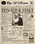 Wedding Anniversary | 50th Anniversary Gift | Custom Anniversary Canvas. Newspaper Personalized Anniversary Card Poster 50th Anniversary Gift For Couples