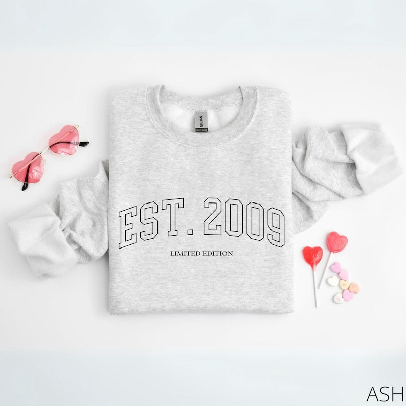 16th Birthday Sweatshirt For Her, 16th Birthday Gift For Girl, Sweet 16 Gifts For Daughter, Cute 2009 Sweater, Sixteen Birthday Party Shirts