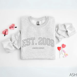 16th Birthday Sweatshirt For Her, 16th Birthday Gift For Girl, Sweet 16 Gifts For Daughter, Cute 2009 Sweater, Sixteen Birthday Party Shirts