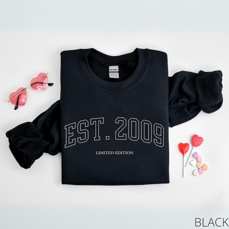 16th Birthday Sweatshirt For Her, 16th Birthday Gift For Girl, Sweet 16 Gifts For Daughter, Cute 2009 Sweater, Sixteen Birthday Party Shirts