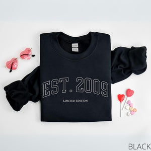 16th Birthday Sweatshirt For Her, 16th Birthday Gift For Girl, Sweet 16 Gifts For Daughter, Cute 2009 Sweater, Sixteen Birthday Party Shirts