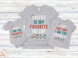 Family Christmas Shirts, Funny Christmas Family Shirts, Kids Christmas I'm The Favorite Christmas Outfits, Teen Slang Christmas Bruh Shirt