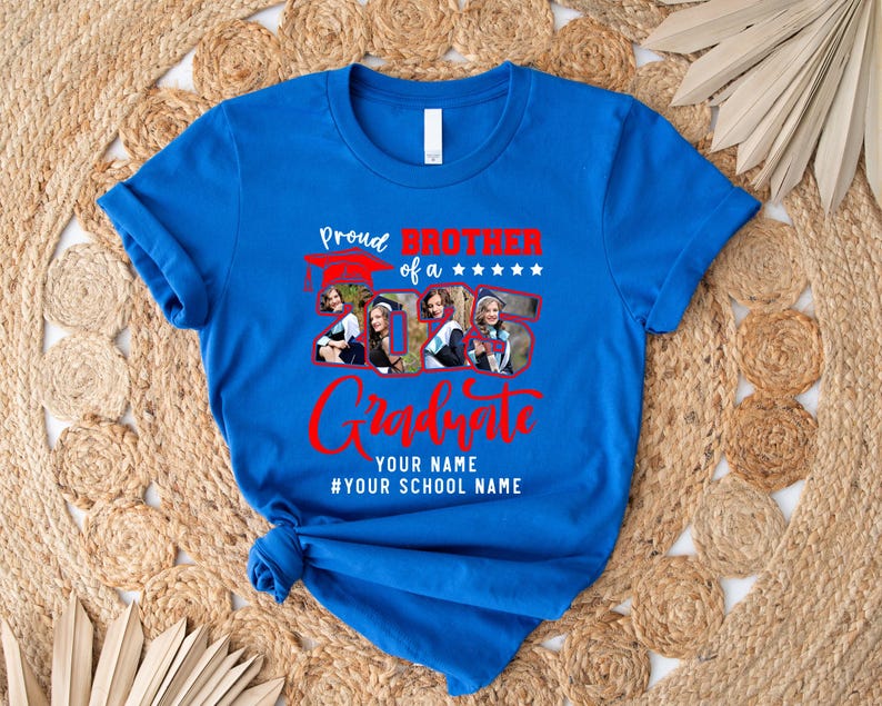 Proud Family TShirts,Group 2025 Grad Tees,Graduation Squad Tee,Senior 2025,Graduate 2025 Shirt,Custom Graduate Gift,High School Graduate Tee