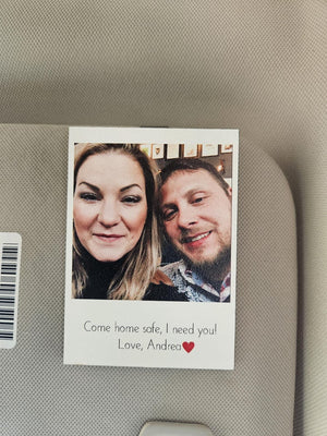 Car Photo Visor Clip, Gift for Dad, Gift for Mom, Valentine's Day Gift, Personalized visor clip, Gift for boyfriend, Gift for girlfriend