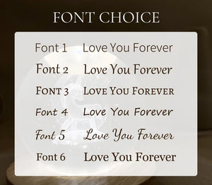 Custom Blue Galaxy Glass Ball Light, Personalized Planet Night Lamp, Engraved Sky Night Light, LED Star Table Lamp, Space Planet Desk Lamp