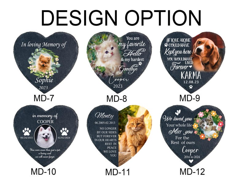 Personalized Pet Dog Memorial Stone with Photo, Pet Grave Marker,Pet Headstone Custom,Dog Memorial Stone,Garden Memorial Stone