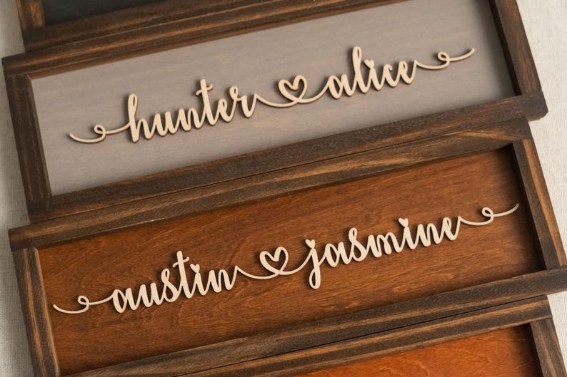 Couples Heart Name Sign, Happy Valentine, Gift For Couple, Valentines Day Decor, Custom Name Sign, Gift For Her, Personalized Name