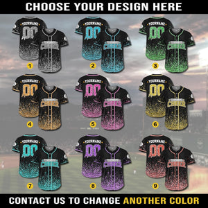 Custom Glitter Baseball Jersey with Team Name Number for Adult Kid, Custom Name Cheerleading Shirt For Cheerleader,Faux Cheer Glitter Jersey