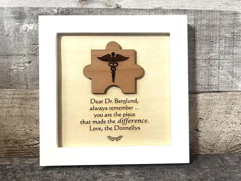 Difference Maker, You Are the Piece That Made the Difference, Mentor Gift, Retirement Present, Coworker Farewell Gift