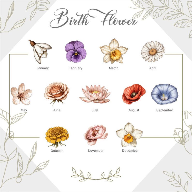 Personalized Wooden Frame Night Light, Night Light with Family Birth Flower, Christams Gift for Nancy, Grandma Birthday Gift, Nightlight Mom