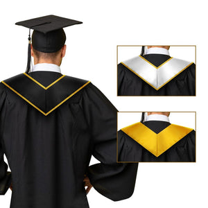 Graduation Stole, Personalized College Graduation Sash Custom Text, Stole for Graduation Classic Graduation Accessory, 3 Color Options