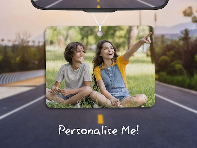 Personalised Car Air Freshener Double Sided - Photo Car Air Freshener - Personalised Gift - Personalised Car Accessories