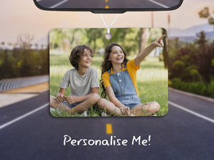Personalised Car Air Freshener Double Sided - Photo Car Air Freshener - Personalised Gift - Personalised Car Accessories