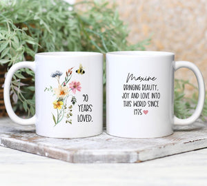 90th Birthday Gift, 1935 Birthday, 90th Birthday Mug, 90 Year Old Birthday, 90th Birthday Gift for Women
