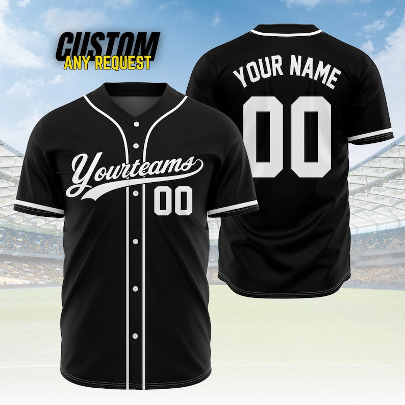 Personalized Team Name And Number Baseball Jersey,Custom Baseball Jersey Shirt, Baseball Jersey Uniform For Fans Baseball Lovers B1
