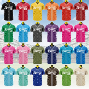Personalized Team Name And Number Baseball Jersey,Custom Baseball Jersey Shirt, Baseball Jersey Uniform For Fans Baseball Lovers B1