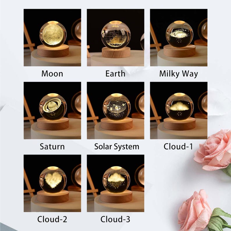 Custom Solar System Night Light, Cloud Night Light, Astronomy Table Lamp, Milky Way Night Lamp, Astronomy Memorial Gift, Bedroom Decor