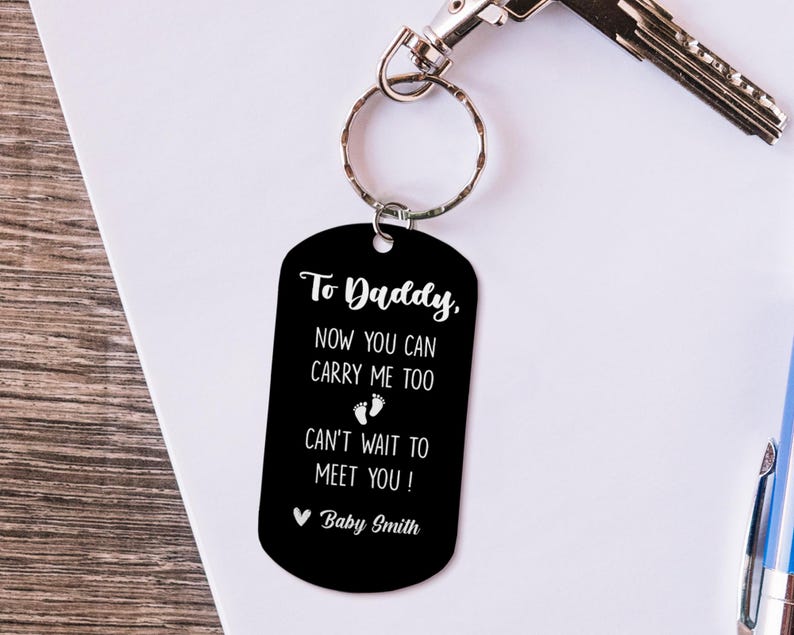Personalized Baby Ultrasound Keychain, Custom Sonogram Gift For Dad, First Time Dad Gifts, Pregnancy Gift, Dad to be, Pregnancy Announcement